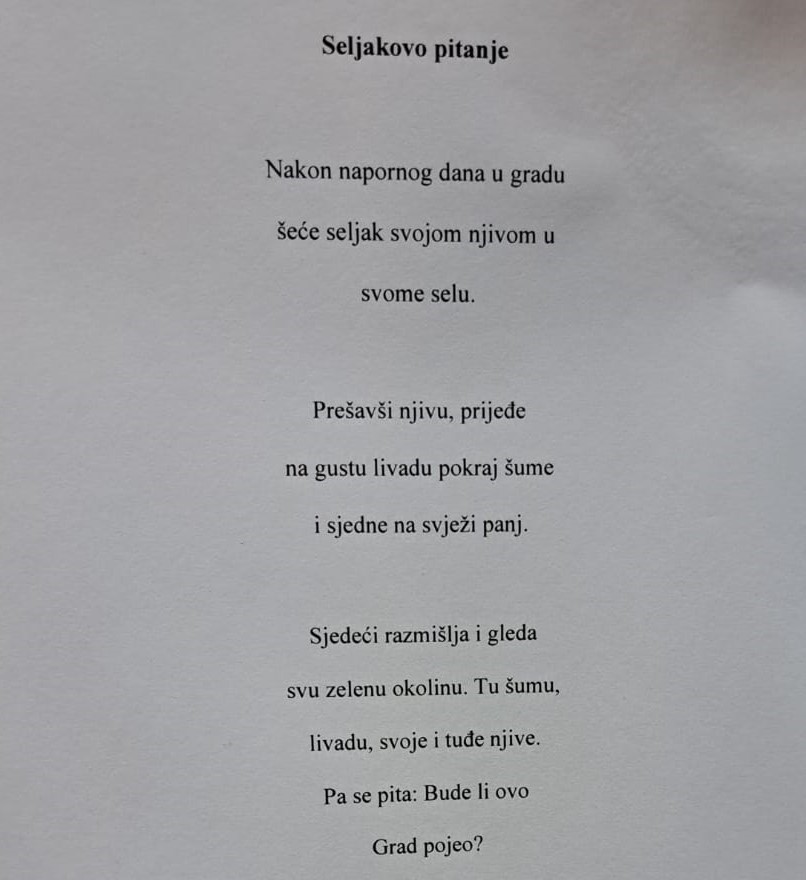 Lidrano Gabriel Samaržija Seljakovo pitanje