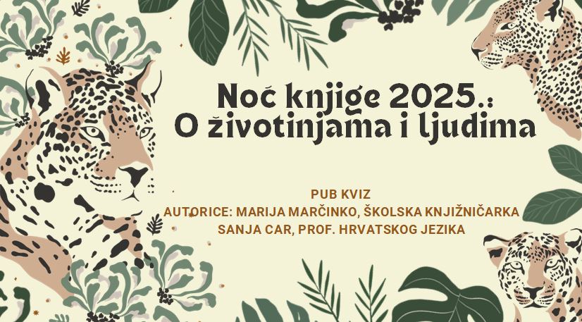 noć knjige kviz
